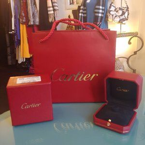 AUTHENTIC Cartier Bag & Box Packaging